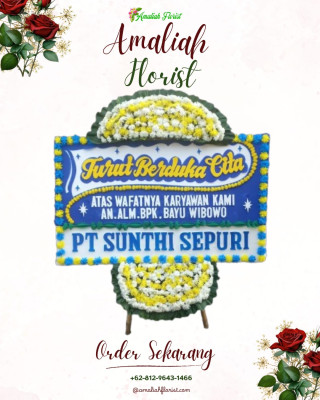 Papan Bunga Duka di Dander