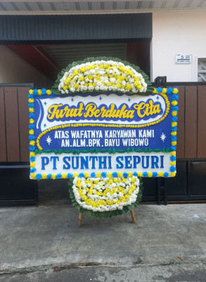 Papan Bunga Duka di Dander